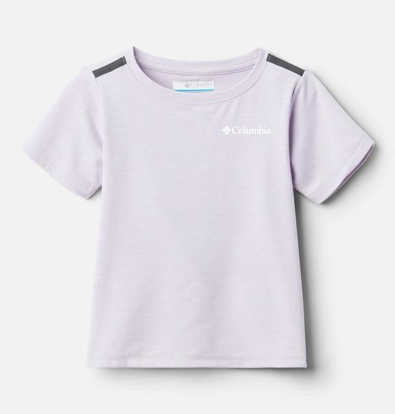 Columbia Tech Trek Shirts Pink For Girls NZ4518 New Zealand